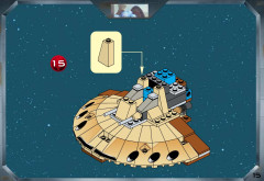 LEGO 7155 instructions page 15 – build guide