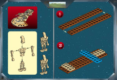 LEGO 7155 instructions page 2 – build guide