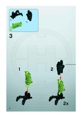 LEGO 7156 instructions page 4 – build guide