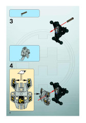 LEGO 7157 instructions page 4 – build guide
