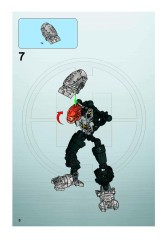 LEGO 7157 instructions page 8 – build guide