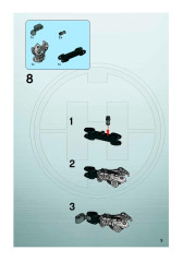 LEGO 7157 instructions page 9 – build guide