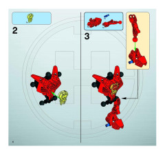 LEGO 7158 instructions page 4 – build guide