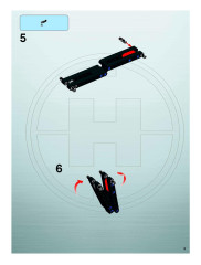 LEGO 7160 instructions page 9 – build guide