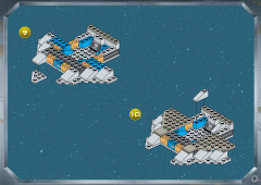 LEGO 7161 instructions page 9 – build guide