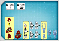 LEGO 7163 instructions page 2 – build guide