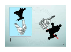 LEGO 7164 instructions page 3 – build guide