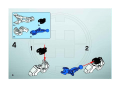 LEGO 7164 instructions page 6 – build guide