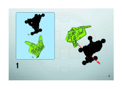 LEGO 7165 instructions page 3 – build guide