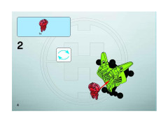 LEGO 7165 instructions page 4 – build guide