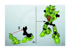 LEGO 7165 instructions page 7 – build guide