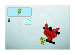 LEGO 7167 instructions page 4 – build guide