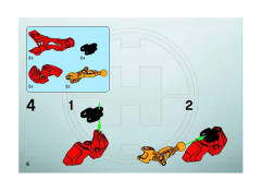 LEGO 7167 instructions page 6 – build guide