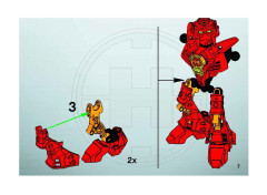 LEGO 7167 instructions page 7 – build guide