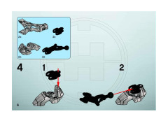 LEGO 7168 instructions page 6 – build guide