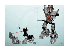 LEGO 7168 instructions page 7 – build guide