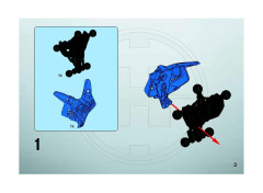 LEGO 7169 instructions page 3 – build guide