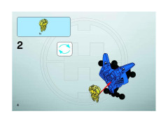 LEGO 7169 instructions page 4 – build guide