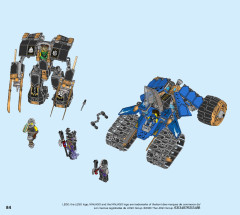 LEGO 71699 instructions page 84 – build guide