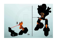 LEGO 7170 instructions page 7 – build guide