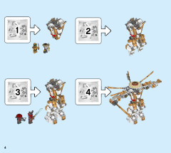 LEGO 71702 instructions page 4 – build guide