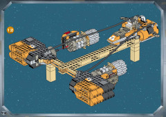 LEGO 7171 instructions page 72 – build guide