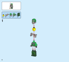 LEGO 71717 instructions page 8 – build guide