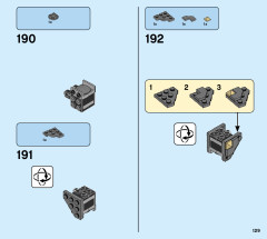 LEGO 71719 instructions page 129 – build guide