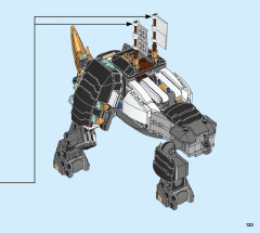 LEGO 71719 instructions page 133 – build guide