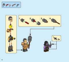 LEGO 71719 instructions page 8 – build guide