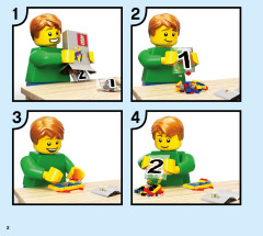 LEGO 71740 instructions page 2 – build guide