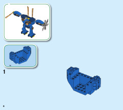 LEGO 71740 instructions page 6 – build guide