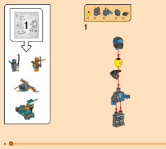 LEGO 71776 instructions page 8 – build guide