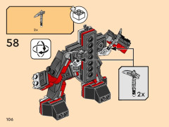 LEGO 71781 instructions page 106 – build guide