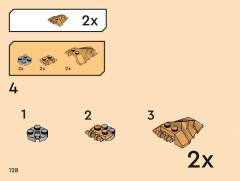 LEGO 71781 instructions page 128 – build guide