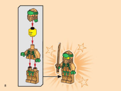 LEGO 71781 instructions page 8 – build guide