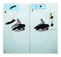 LEGO 7179 instructions page 22 – build guide