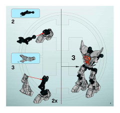 LEGO 7179 instructions page 5 – build guide