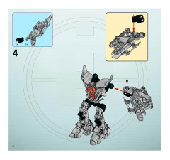 LEGO 7179 instructions page 6 – build guide