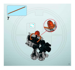 LEGO 7179 instructions page 9 – build guide