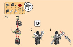 LEGO 71800 instructions page 73 – build guide