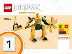 LEGO 71804 instructions page 1 – build guide