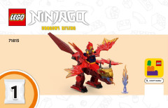 LEGO 71815 instructions page 1 – build guide