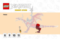 LEGO 71822 instructions page 1 – build guide