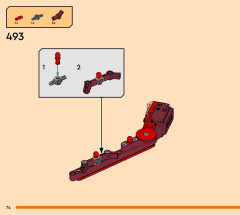 LEGO 71822 instructions page 74 – build guide