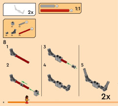 LEGO 71822 instructions page 8 – build guide