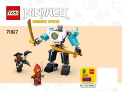 LEGO 71827 instructions page 1 – build guide