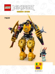LEGO 71839 instructions page 1 – build guide
