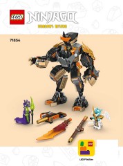 LEGO 71854 instructions page 1 – build guide