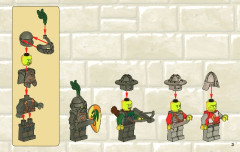 LEGO 7187 instructions page 3 – build guide